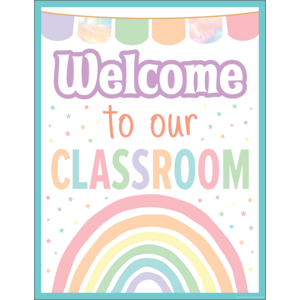 TCR7472 Pastel Pop Welcome To Our Classroom Chart Image