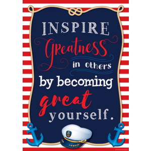 TCR7516 Inspire Greatness in Others by Becoming Great Yourself Positive Poster Image