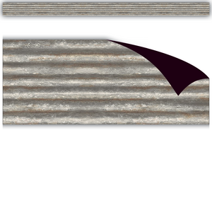 TCR77009 Corrugated Metal Magnetic Border Image