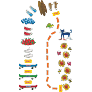 TCR77542 Pete the Cat My Groovy Shoes Sensory Path Image