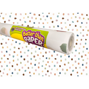 TCR77899 Everyone is Welcome Painted Dots Better Than Paper Bulletin Board Roll Image