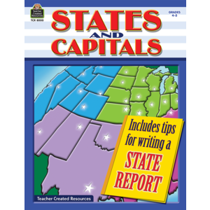 TCR8000 States and Capitals Grades 4-5 Image