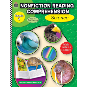 TCR8021 Nonfiction Reading Comprehension: Science, Grade 3 Image