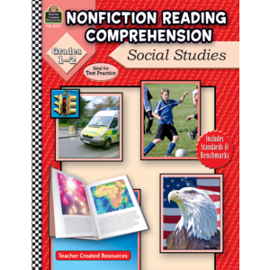 TCR8027 Nonfiction Reading Comprehension: Social Studies, Grades 1-2 Image