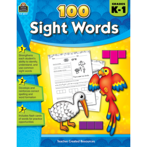 TCR8049 100 Sight Words Grades K-1 Image