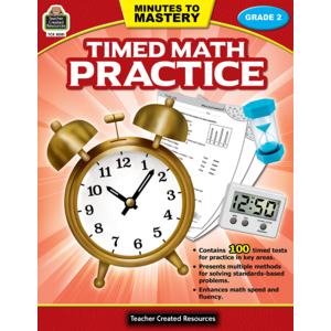 TCR8081 Minutes to Mastery - Timed Math Practice Grade 2 Image