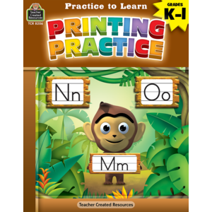 TCR8206 Practice to Learn: Printing Practice Grades K-1 Image
