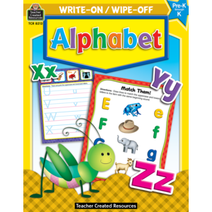TCR8213 Alphabet Write-On Wipe-Off Book Image