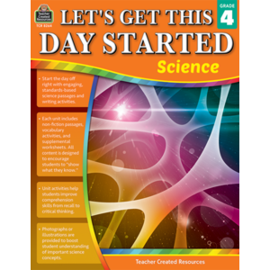 TCR8264 Let's Get This Day Started: Science Gr 4 Image