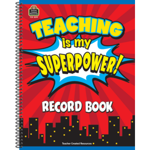TCR8299 Teaching Is My Superpower Record Book Image