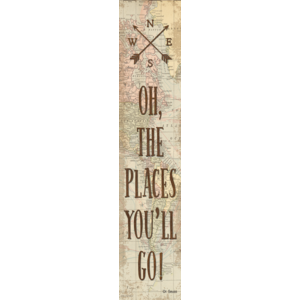 TCR8632 Travel the Map Oh, the Places You'll Go! Banner Image