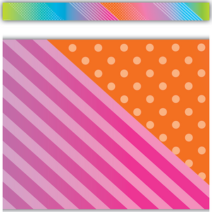TCR8778 Colorful Vibes Straight Border Trim Image