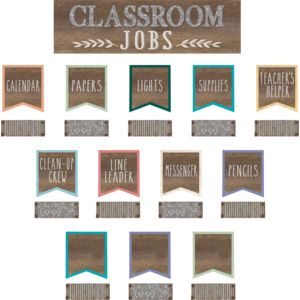 TCR8801 Home Sweet Classroom Classroom Jobs Mini Bulletin Board Image