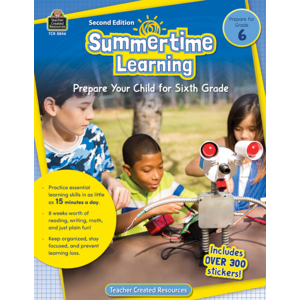 TCR8846 Summertime Learning Grade 6 Image