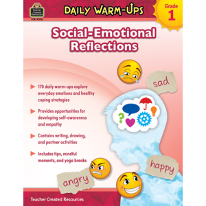 TCR9096 Daily Warm-Ups: Social-Emotional Reflections Gr 1 Image