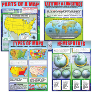 TCRP222 Basic Map Skills Poster Set Image