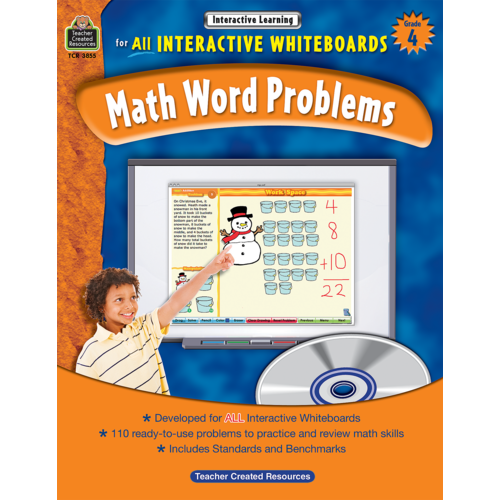 Interactive Learning: Math Word Problems Grade 4 - TCR3855 | Teacher ...