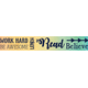 Positive Sayings Watercolor Lanyard Alternate Image B