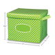 Lime Polka Dots Storage Box Alternate Image SIZE