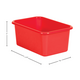 Red Small Plastic Storage Bin 6 Pack Alternate Image SIZE