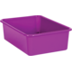 Purple Large Plastic Storage Bin 6 Pack Alternate Image A