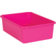 Pink Large Plastic Storage Bin 6 Pack Alternate Image A