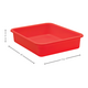 Red Large Plastic Letter Tray 6 Pack Alternate Image SIZE