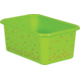Lime Confetti Small Plastic Storage Bins 6-Pack Alternate Image A