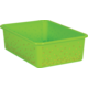 Lime Confetti Large Plastic Storage Bins 6-Pack Alternate Image A