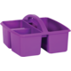 Purple Plastic Storage Caddies 6-Pack Alternate Image A