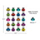 Colorful Ladybugs Stickers Alternate Image SIZE