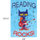 Pete the Cat Reading Rocks Positive Poster Alternate Image SIZE