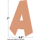 Everyone is Welcome 7" Fun Font Letters Alternate Image SIZE