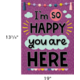 I’m So Happy You Are Here Positive Poster - TCR7445 | Teacher Created ...