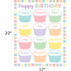 Pastel Pop Happy Birthday Chart Alternate Image SIZE