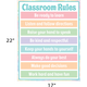 Pastel Pop Classroom Rules Chart Alternate Image SIZE