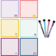 Oh Happy Day Dry-Erase Magnetic Square Notes Alternate Image A