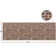 Red Brick Better Than Paper Bulletin Board Roll Alternate Image SIZE