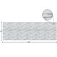 White Brick Better Than Paper Bulletin Board Roll Alternate Image SIZE