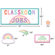 Pastel Pop Classroom Jobs Mini Bulletin Board Alternate Image SIZE