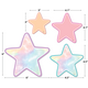 Pastel Pop Stars Accents - Assorted Sizes Alternate Image SIZE
