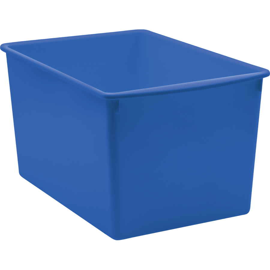 Blue Plastic Multi-Purpose Bin - The School Box Inc