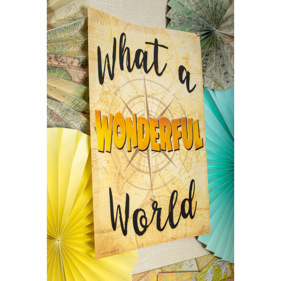 What a Wonderful World Positive Poster TCR7437 Teacher Created