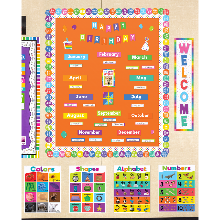 Colorful Colors Chart TCR7991 Teacher Created Resources