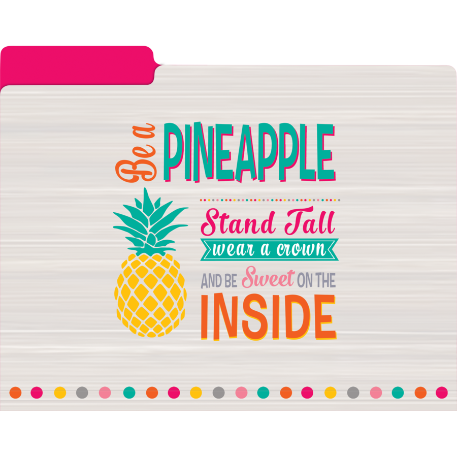 Tropical Punch File Folders