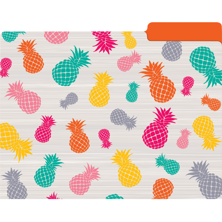 Tropical Punch File Folders