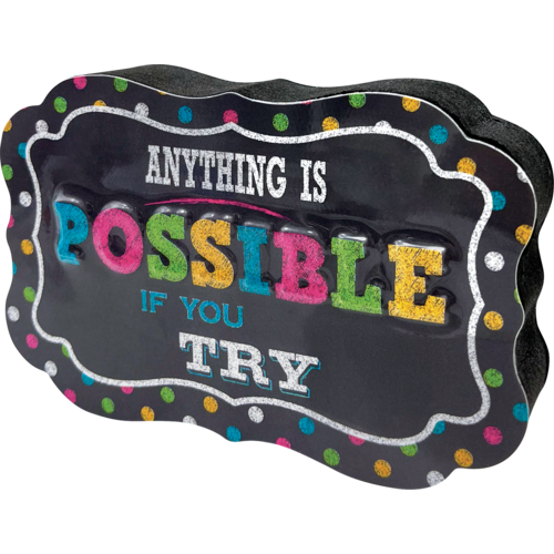 Chalkboard Brights Whiteboard Eraser TCR77289 Teacher