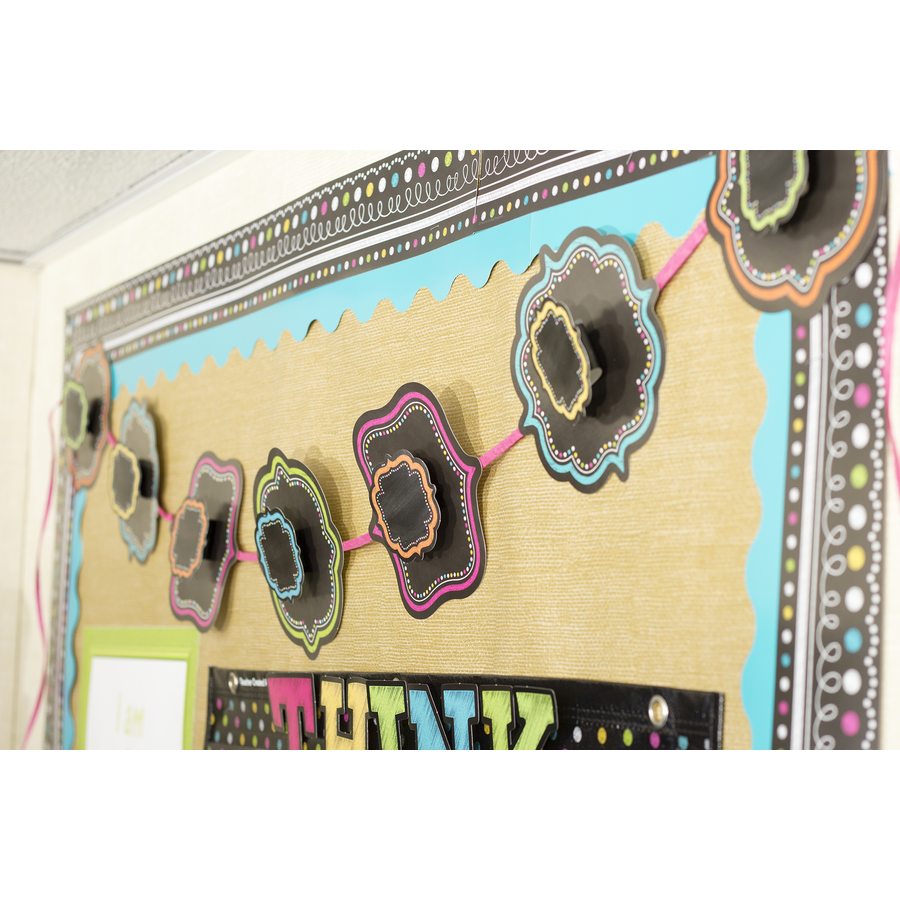 Chalkboard Brights Accents Tcr5622 Teacher Created Resources