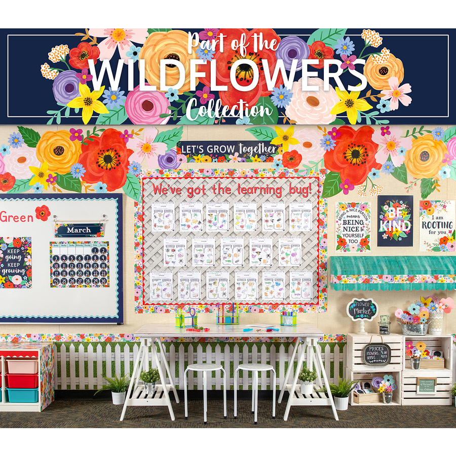 Wildflowers Bulletin Board - TCR6593 | Teacher Created Resources