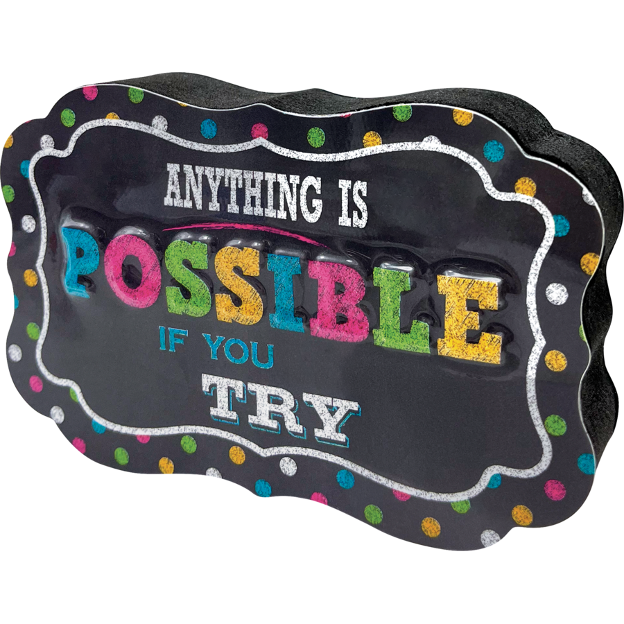 Chalkboard Brights Whiteboard Eraser TCR77289 Teacher Created Resources